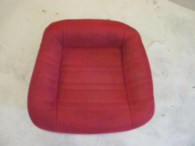 91-92 Camaro RS Z28 Bright Red Cloth Rear Lower Seat Bottom 0507-14 - Image 1 of 4