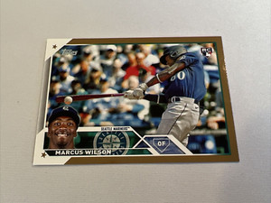 Marcus Wilson RC #138 2023 Topps Series 1 Gold Parallel /2023 Seattle Mariners