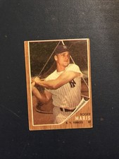 Roger Maris Baseball Card