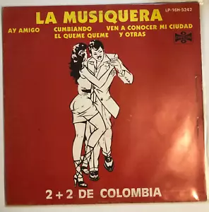 LA MUSIQUERA 2 + 2 DE COLOMBIA, VON VERSCHIEDENEN, 1980 MEXIKANISCHE LP, GEMISCHT CUMBIA KOMP. - Bild 1 von 4