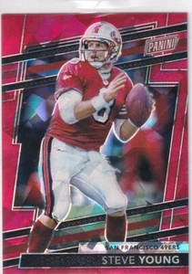 Panini 2024 The National NFL Football No. 19 Steve Young Red Ice Prizm 24/149 - Bild 1 von 2