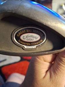 Callaway Great Big Bertha 9 Iron, Tungsten Titanium, R/H Men's Steel Shaft - Picture 1 of 21