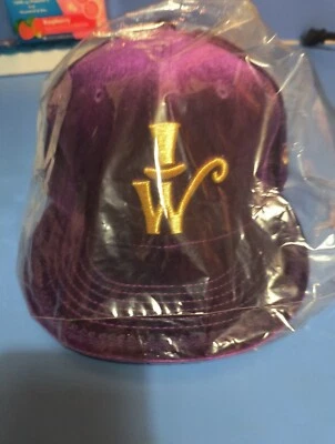 Sombrero New Era 5950 ajustado Willy Wonka de terciopelo púrpura para el hogar 7 1/4  Foto 1 de 4