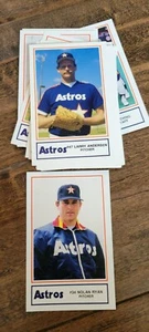 1987 HOUSTON ASTROS 26 CARD POLICE SET NOLAN RYAN SCOTT PUHL CRUZ DAVIS BASS SGA - Picture 1 of 1