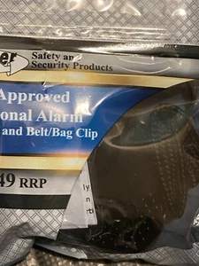Safety Pocket Alarm Police Approved Mini Personal Alarm With Keyring Bag Clip - Picture 1 of 6