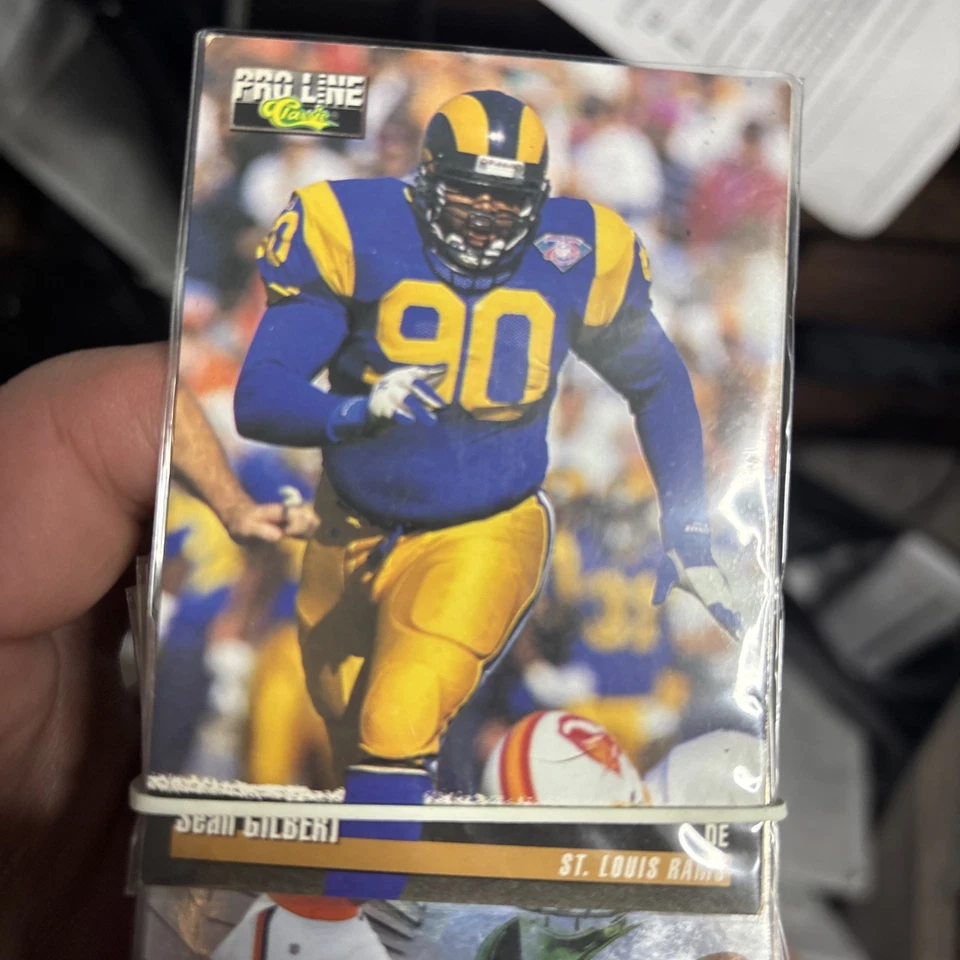 1995 Pro Line Silver 🏈 Football Card #290 Sean Gilbert DE St. Louis Rams  - Image 1 of 1