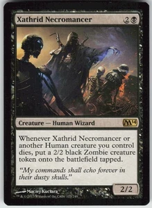 MTG Xathrid Necromancer M14 Core Set 2014 Human Wizard Zombie - Picture 1 of 2