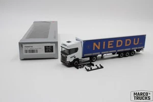 Herpa Scania CR20 semi-trailer truck "Nieddu Trasporti Spa" 957755 1:87 /HN3982 - Picture 1 of 1
