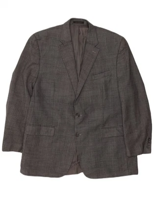 CHAPS Mens 2 Button Blazer Jacket UK 42 XL Grey Wool AE05 - Image 1 of 2