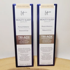 2x it Cosmetics CONFIDENCE IN YOUR BEAUTY SLEEP Anti-Aging Night Serum FULL SIZE - Picture 1 of 9