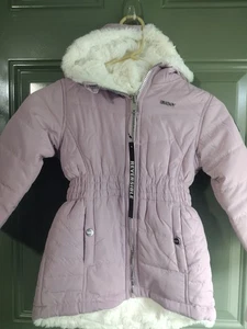 DKNY Light Purple Reversible Size 4Coat Girls - Picture 1 of 11