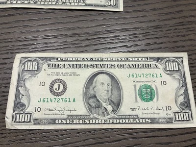 Old 100 Dollar Bill (1981) - Image 1 of 2