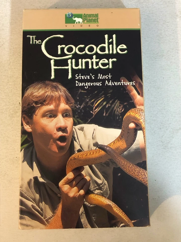 Crocodile Hunter VHS Tape Steve Irwin Steve's Most Dangerous Adventure - Image 1 of 3