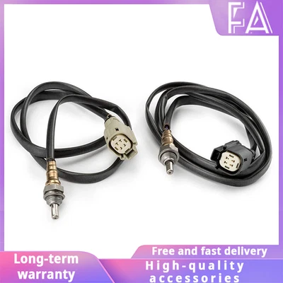2X Oxygen Sensor 27729-10 27809-10 Front & Rear For Harley Davidson Glide Foto 1 de 4