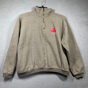 Cleveland Rock and Roll Hall of Fame Sweatshirt Erwachsene mittelbraun 1/4-Reißverschluss - Bild 1 von 12