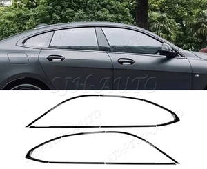 Fits BMW 2-Series 4-Door 2022-2026 Gloss Black Car Window Strip Cover Trim 10pcs - Picture 1 of 8