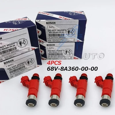NEW 4Pcs Fuel Injectors CDH210 For Yamaha 115 HP Outboard 68V-8A360-00-00 - Image 1 of 4