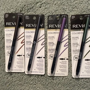4 New In Revlon Pack ColorStay Eye Liner Wears Up To 16 Hrs 4 Colors #203,4,6,7 - Picture 1 of 4