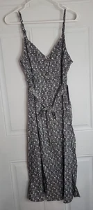 As U Wish Maxikleid mit Blumenmuster und Spaghettiträgern Damengröße Large neu mit Etikett - Bild 1 von 7