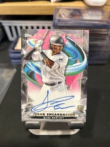 Jerar Encarnacion 2023 Topps Inception Rookie Auto Pink 65/99 Marlins BRES-JE - Picture 1 of 2