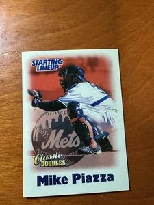 2000 Mike Piazza "Classic Doubles" Startaufstellungskarte kostenloser Versand - Bild 1 von 2