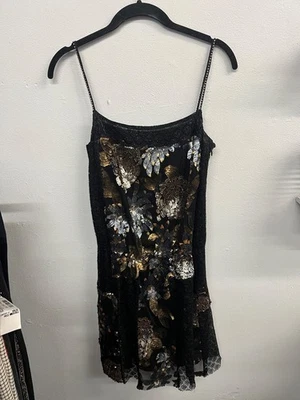 Mini vestido de lentejuelas Anna Sui Foto 1 de 4