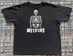 Vintage 90s Melvins Skeleton T Shirt XL Sludge Metal Band Crowbar Eyehategod EHG - Picture 1 of 9