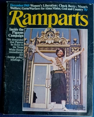 1969 DEC RAMPARTS MAGAZINE - JERRY RUBIN  - CHUCK BERRY No Label Excellent Q5 Foto 1 de 2