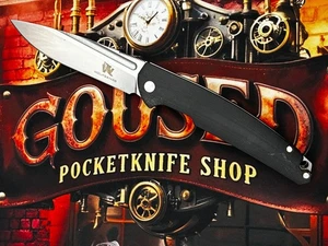 [1195] Wolfgangs Nigrum Taschenmesser Linerlock Gravur Florian - Bild 1 von 9