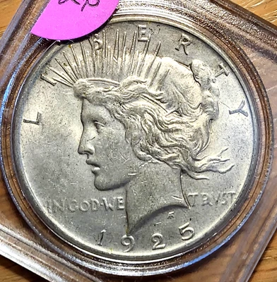 1925 P PEACE 90% SILVER - Image 1 of 2