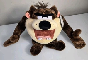 Peluche nuovo con etichette Warner Bros Looney Tunes Taz Tasmanian Devil da collezione 16" NUOVO! - Foto 1 di 12