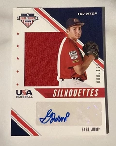 Camiseta deportiva Panini USA Stars & Stripes Silhouettes Gage Jump #/199 RC 2020 - A's - Imagen 1 de 2