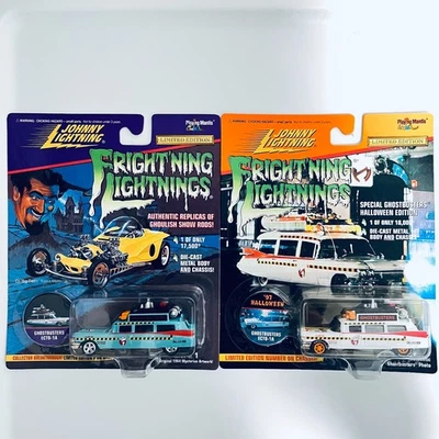 Johnny Lightning Lot of 2: Ghostbusters Ecto-1A - HALLOWEEN Fun! - Limited - Image 1 of 4