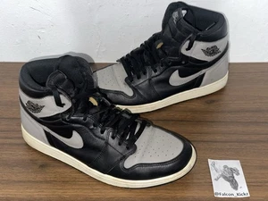 Nike Air Jordan 1 Retro OG High Shadow Size 12 - 555088-013 Free Shipping - Picture 1 of 9