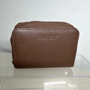 Buxton Leder Geldbörse braun Akkordeon Stil für Ausweise, Münzfach, Doppelreißverschluss - Bild 1 von 11