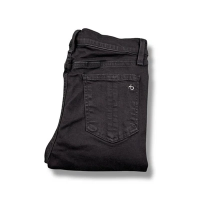 Rag & Bone Black High Rise Skinny  Ankle Jeans Womens Size 27 EUC. - Image 1 of 4