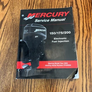2001 Mercury 150/175/200 Electronic Fuel Injection Service Manual 90-883728 OEM - Bild 1 von 5