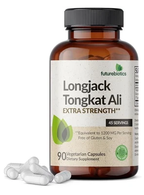 Futurebiotics Longjack Fuerza Apoyo Energía y Resistencia No OGM 90 Cápsulas Vegetarianas Foto 1 de 4