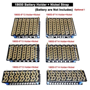 18650 Supporto Batteria Cinghia Nichel 13S5P 14S5P 13S6P 14S6P 13S8P 14S8P per Fai da Te - Foto 1 di 24