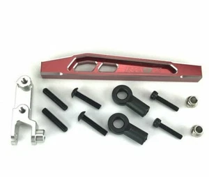 KAOS CNC Alumi FRT 4th Suspension Link Set Upper Left 69mm Red/Sil CEGCDK0378 - Picture 1 of 1