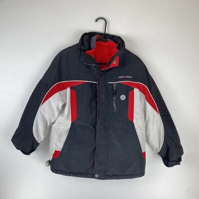 ZeroXposur Boy Youth Medium 10-12 Black Red Winter Ski Snow Jacket Fleece Lining - Image 1 of 4