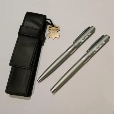 SENATOR Schreibset Rollerball und Drehkugelschreiber mit individueller Gravur - Bild 1 von 2