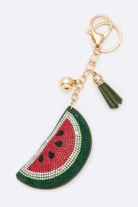 Watermelon Rhinestone Key Chain - Picture 1 of 2