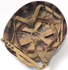 WWII US Airborne Westinghouse Paratrooper M1-C Helmet Liner + 4 Hole Chin Cup