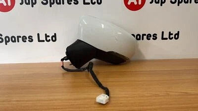 2017-2019 NISSAN MICRA K14 NS PASSENGER WHITE 9 WIRE ELECTRIC DOOR WING MIRROR - Image 1 of 4