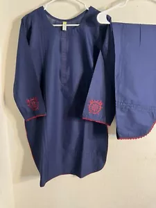 Pakistani Indian Two Piece Dress For Girls. Size S. Brand SHE EDGE. - Picture 1 of 3