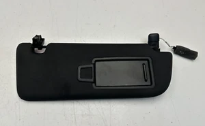 2017-2023 PORSCHE PANAMERA FRONT RIGHT PASSENGER SIDE SUN VISOR CLOTH BLACK OEM - Picture 1 of 9
