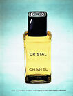 Publicite Advertising 078 1974  Chanel Eau Toilette Femme Cristal