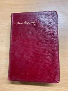 c1907 "THE POETICAL WORKS OF ROBERT BROWNING" ANTIQUE LEATHER BOOK (P5) - Picture 1 of 23