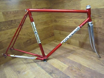 VINTAGE COLNAGO SUPER COLUMBUS LUGGED STEEL BIKE FRAME SET 52 x 54  - Image 1 of 4